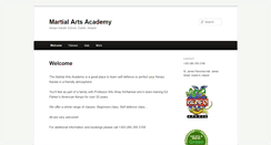 Desktop Screenshot of martialartsacademy.ie