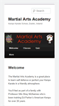 Mobile Screenshot of martialartsacademy.ie